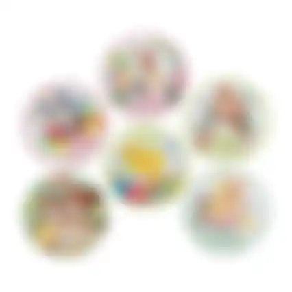 Onderzetter pasen 10cm 6ass nc