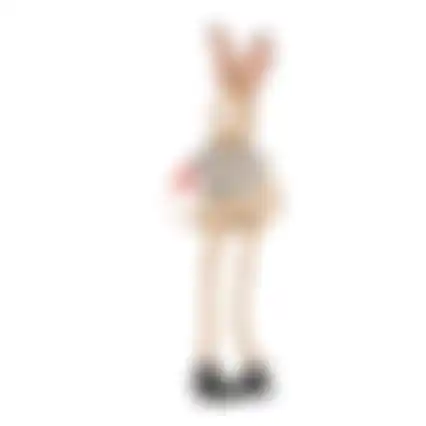 Konijn zittend 11cm 2ass