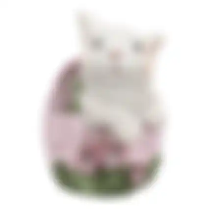 Konijn in ei roze 9cm