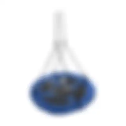 Schommelnet 95cm blauw/zwart