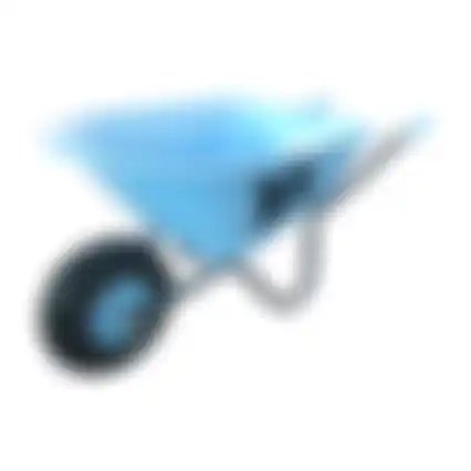 Kinderkruiwagen blauw