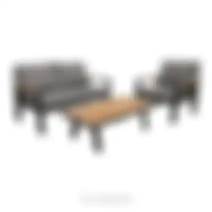 Tafel Foxton 116x60 cm Antraciet Bois le Duc