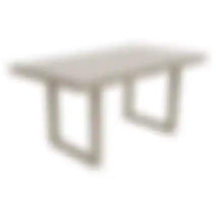 Tafel Brozzi hoog 140x75cm milky grey