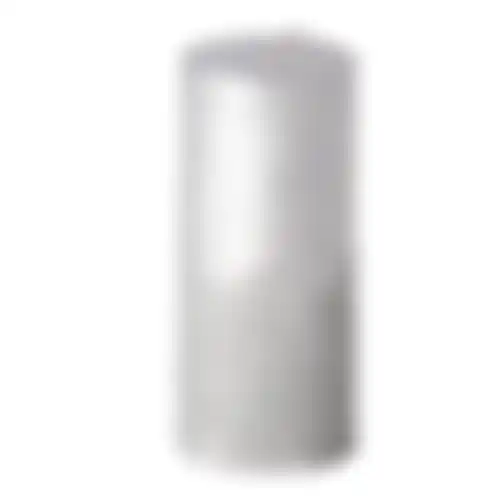 Kaars 50x110mm sand zilver