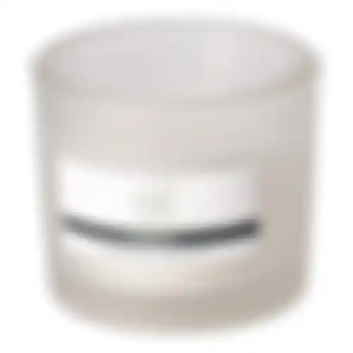 Kaars glas 9x8cm wit O'malley