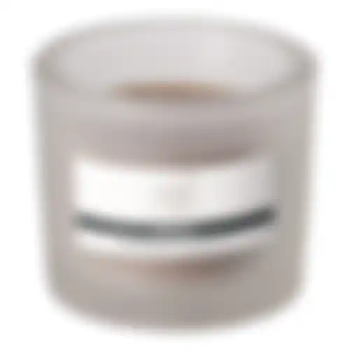 Kaars glas 12x8cm taupe O'malley