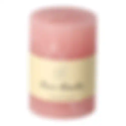Kaars 70x100mm pastel roze O'malley
