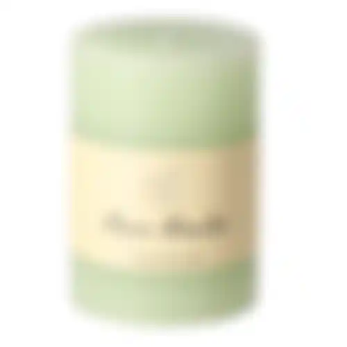 Kaars 70x100mm pastel groen O'malley