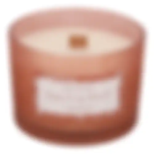 Kaars glas flower 13x8cm nc