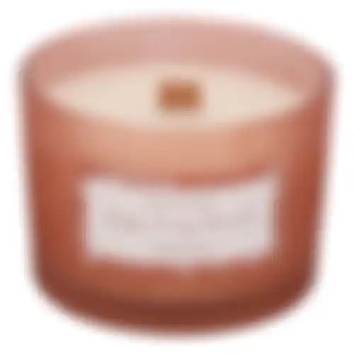 Kaars glas amber 11cm nc