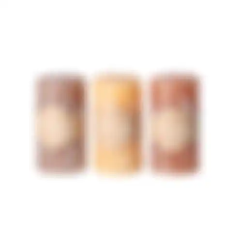 Kaars Graser 13cm 3ass oranje