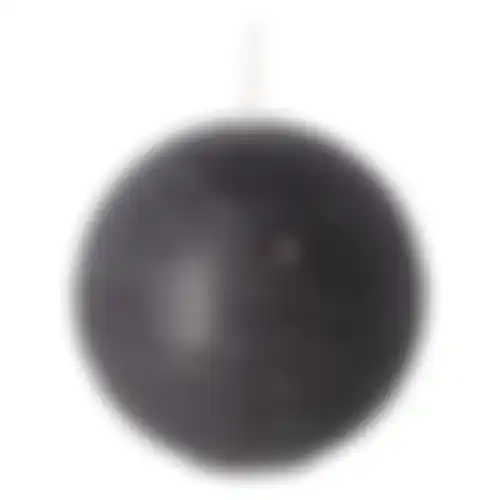 Kaars bol 80mm antraciet O'Malley