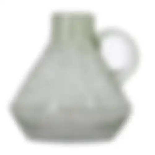 Vaas glas Cotia groen 17cm