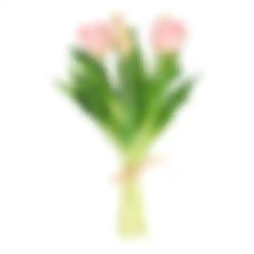 Tulp sil touch 32cm roze