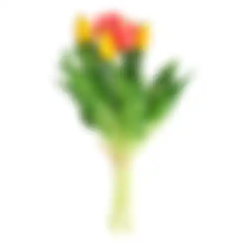 Tulp sil touch 32cm oranje