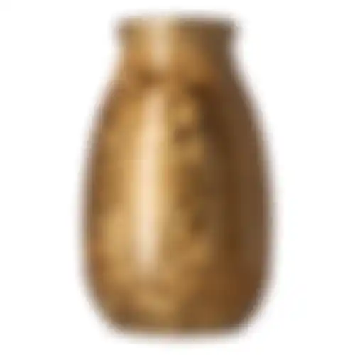 Vaas glas 18x28cm goud nc