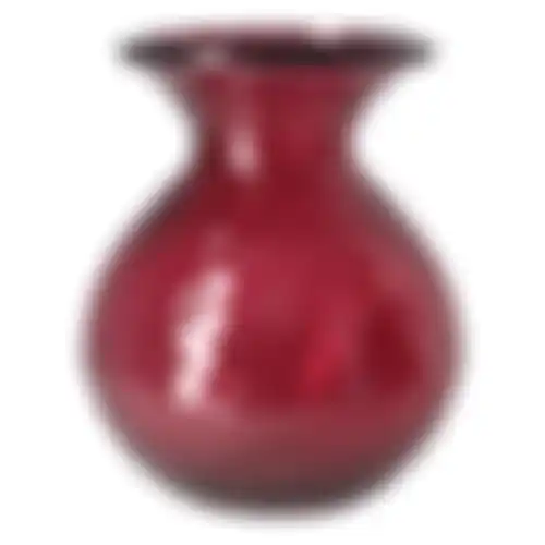 Vaas glas Verdal bordeaux 24x20cm