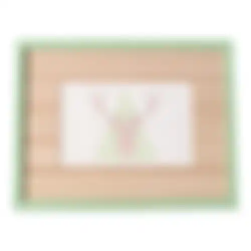 Fotokader hout mint groen