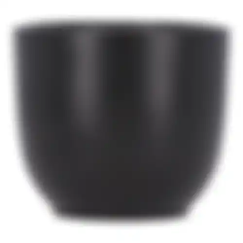 Pot Tusca rond zwart mat 7x8cm