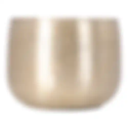 Pot Rista rond champagne 14x17cm