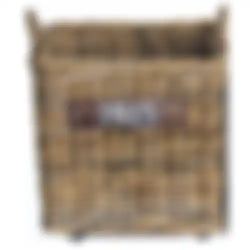 Bak rotan met wielen 50x50cm
