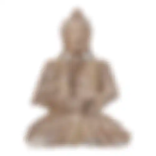 Buddha hout 19x10x24cm nc
