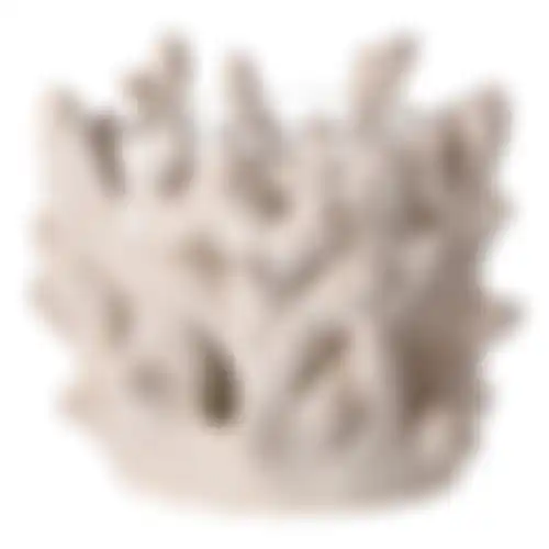 Kaarshouder koraal polyresin 9x9x8cm nc 2ass