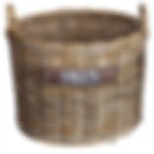Bak rotan met wielen klein 50x42cm
