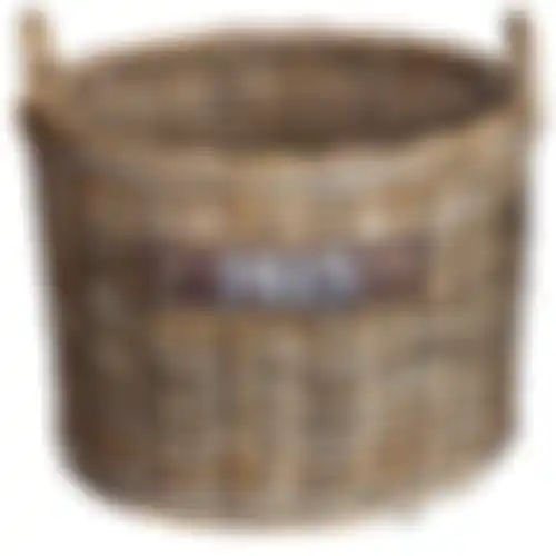 Bak rotan met wielen klein 60x48cm