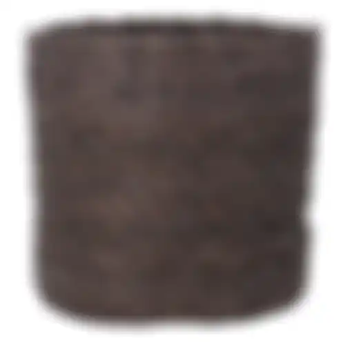 Mand grijs - h14xd14cm