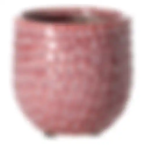 Pot keramiek roze 8x8cm nc