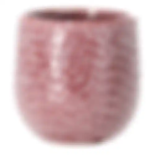 Pot keramiek roze 12x11cm nc
