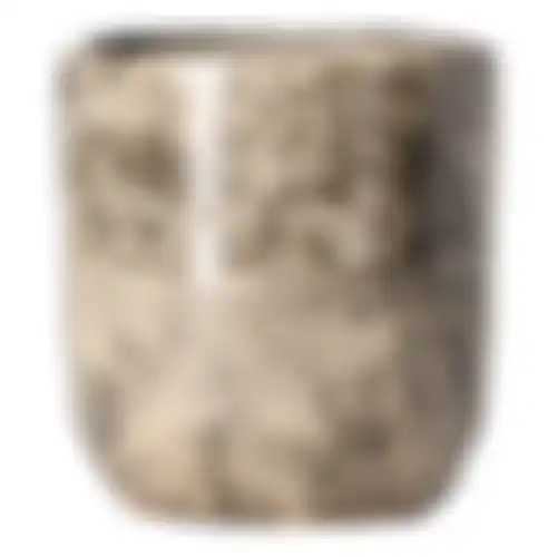 Bloempot keramiek 8cm taupe