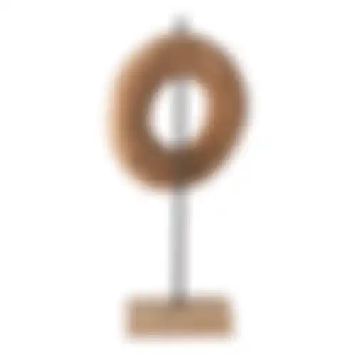 Staander teak circel 44cm naturel NC
