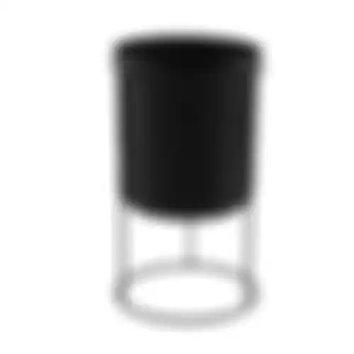 Plantenpot+houder zwart 32x18cm