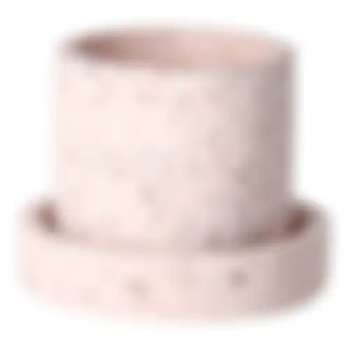 Pot cement roze 10x9cm nc