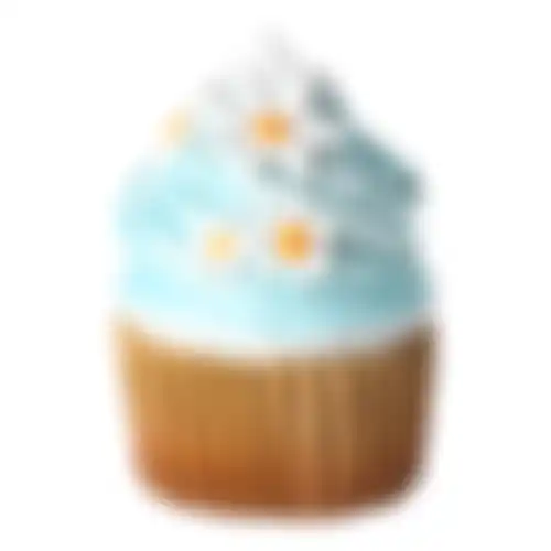 Cupcake deco 9cm 2ass