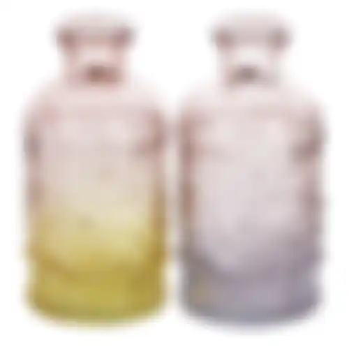 Vaas glas 12cm 3ass nc
