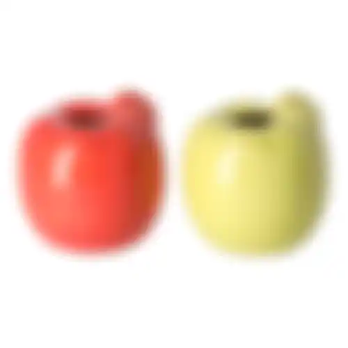 Vaas appel keram rood 9cm nc