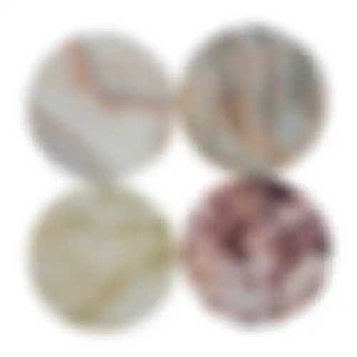 Onderzetter rond marble 10cm 6ass nc