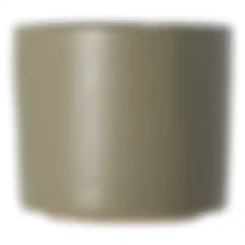Pot Era rond groen relief 9x10cm