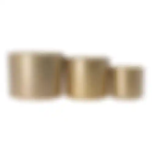 Pot Era rond goud relief 7x7cm