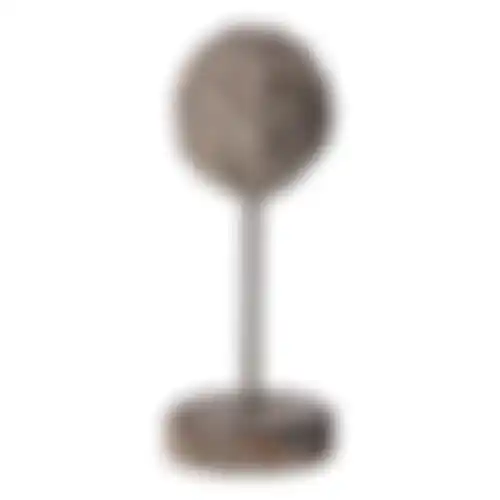 Ornament op voet 22cm vintage zilver