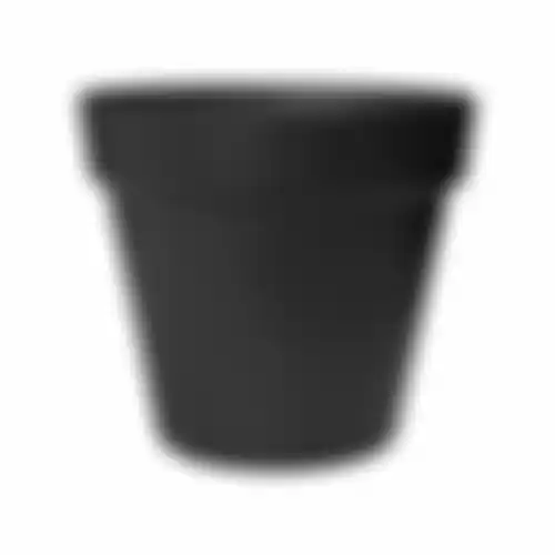 Bloempot Straight 47cm intense black