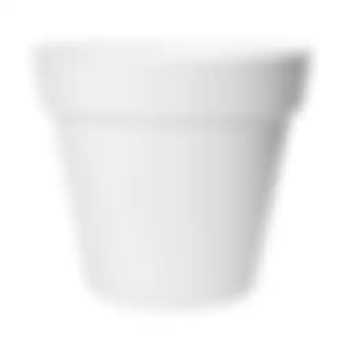 Bloempot Straight 40cm white