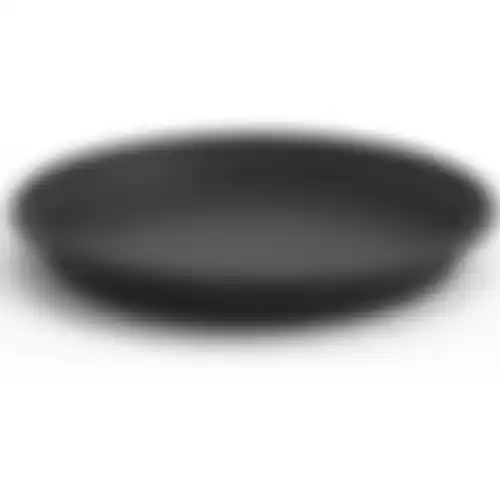 Schotel rond 22cm intense black