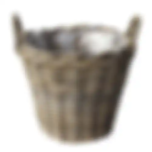 Bloempot classic rattan