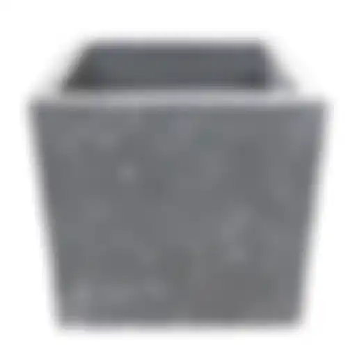 Pot Clayfibre Cubi auth. Grey