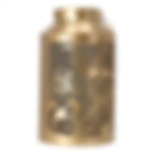 Lantaarn metaal 19x32cm goud