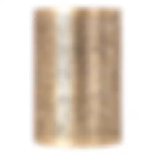 Kaarshouder Langonnet goud zwart 15x23cm